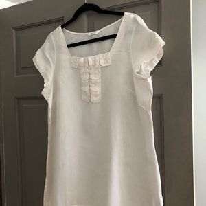 Off white linen tunic